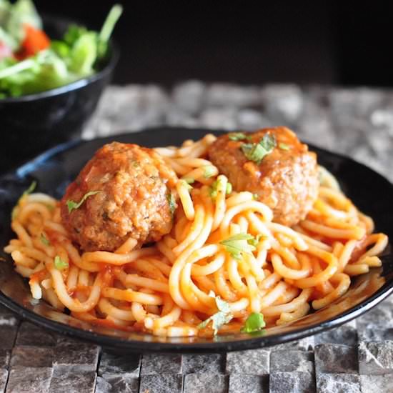Spaghetti and Meatballs - Recipe photo by SIMPLE