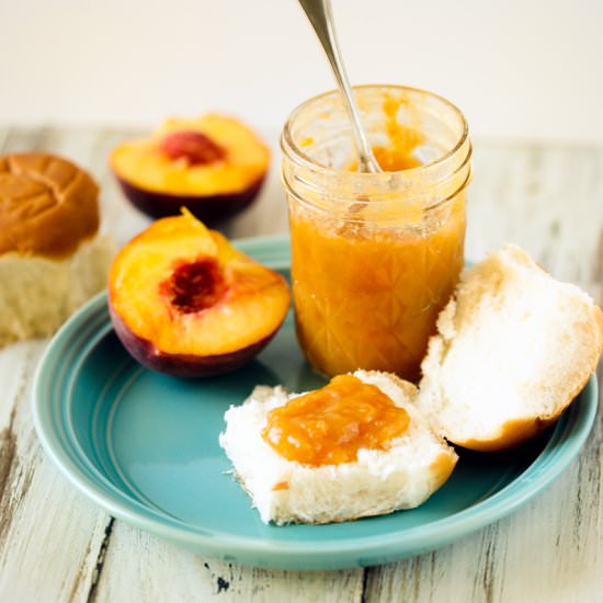 Maple Peach Jam - Recipe photo by BusyCreatingMemories