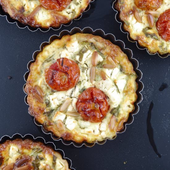 Cherry Rocket Feta Quiche - Recipe photo by lifesafeast