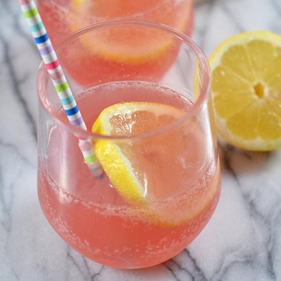 Sparkling Moscato Pink Punch - Recipe photo by sitsgirls