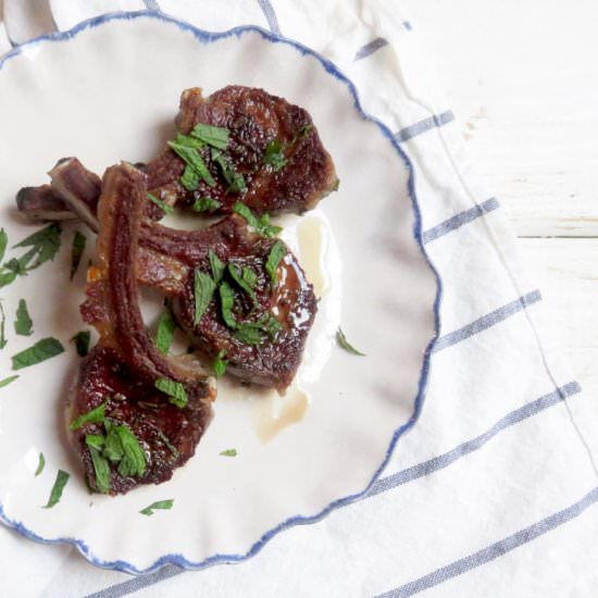 Herbed Lamb Chops - Recipe photo by thetoastedpinenut