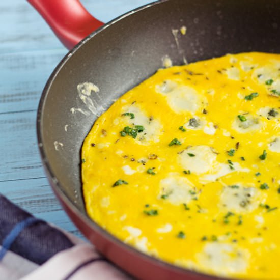 Roquefort Omelet - Recipe photo by frenchgirlcuisine