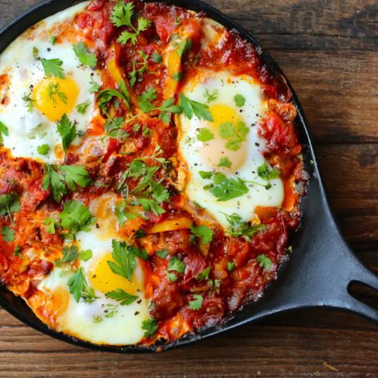 Shakshuka - Recipe photo by Petit World Citizen
