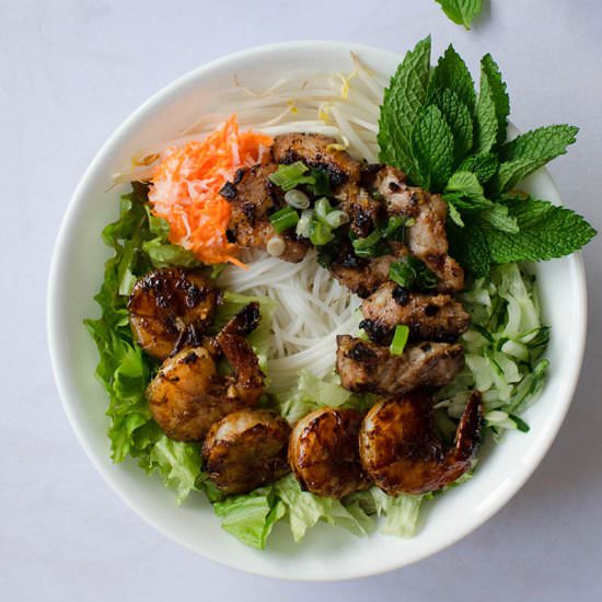 Vietnamese Vermicelli Bowls - Recipe photo by sprigandflours