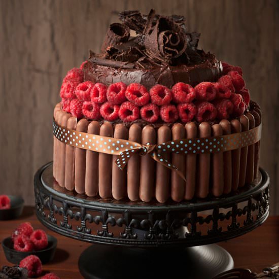 Raspberry Chocolate Cake - Recipe photo by fabteam
