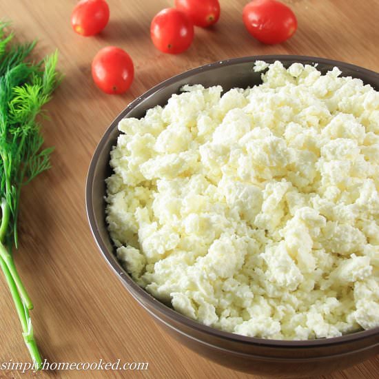 Farmer's Cheese - Recipe photo by simplyhomecooked