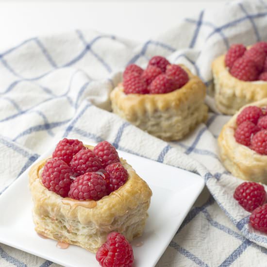 Raspberry Brie Galettes - Recipe photo by thehousethatlarsbuilt