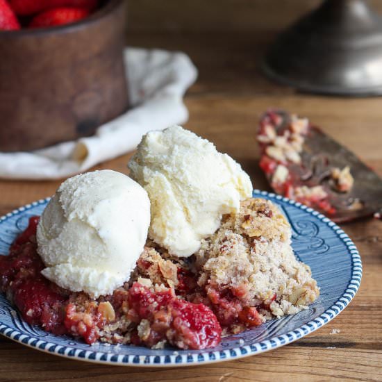 Strawberry Crisp - Recipe photo by lovegrowswild