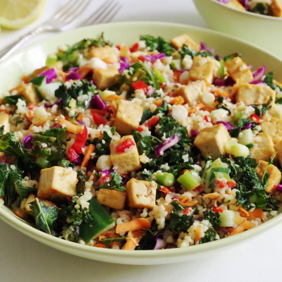 Ginger-Miso Salad Bowl - Recipe photo by euphoricvegan