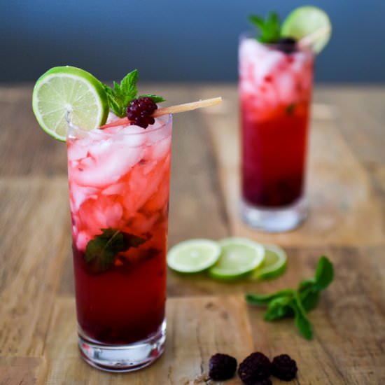 Boysenberry Mojito - Recipe photo by lasxrcista