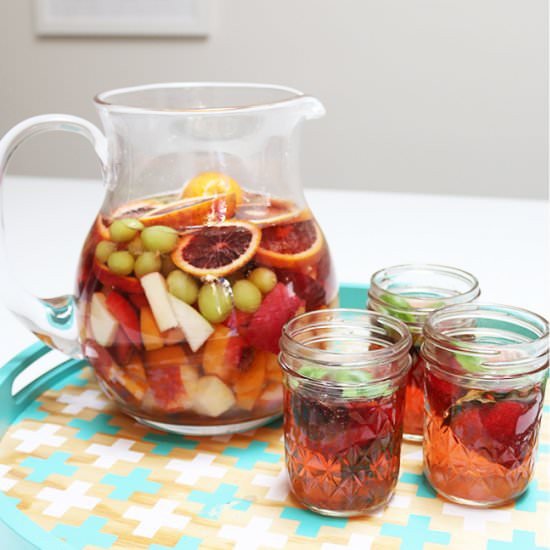 Summer Fruit White Wine Sangria - Recipe photo by Inspired by This
