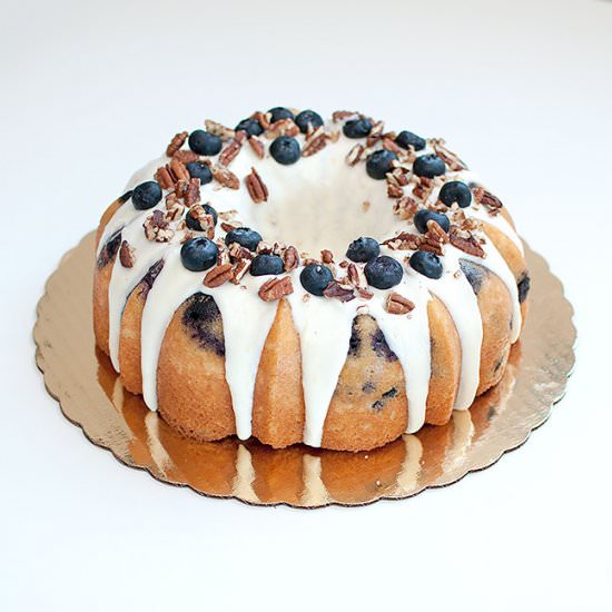 Blueberry Lemon Bundt Cake - Recipe photo by chickytreats