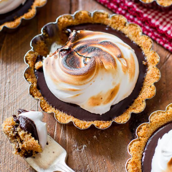 S'mores Tartlets - Recipe photo by sallysbakingaddiction