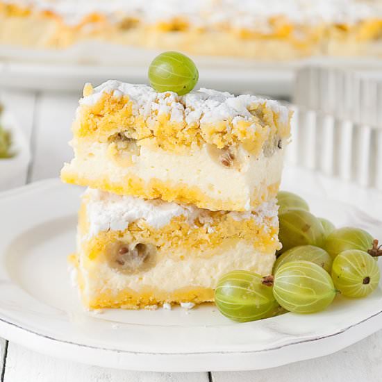 Gooseberry Cheesecake - Recipe photo by wwwilovebakepl