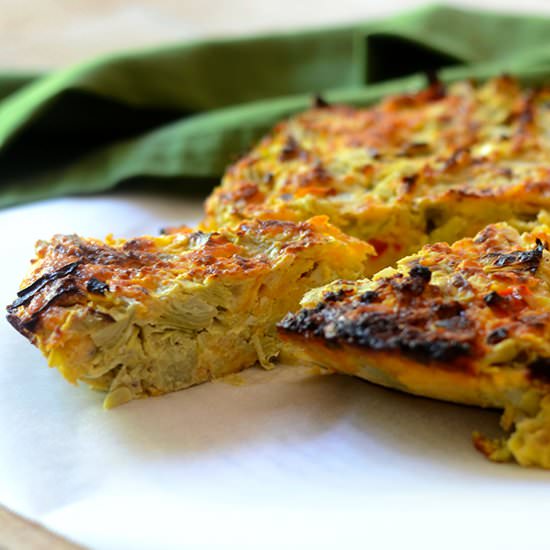 Cajun Artichoke Tart - Recipe photo by Feed Your Soul