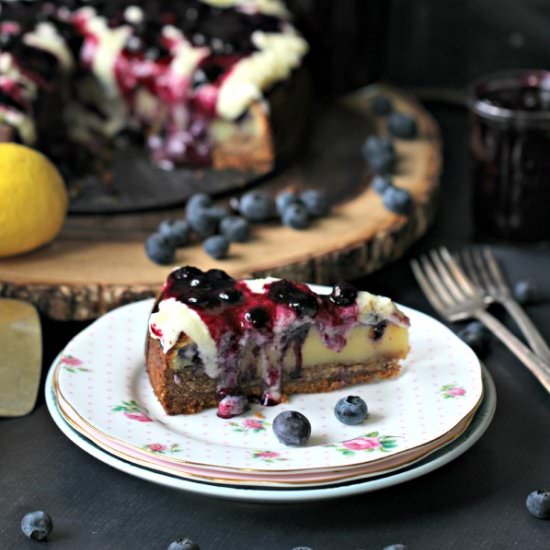 French Lemon Custard Cake - Recipe photo by peasandpeonies