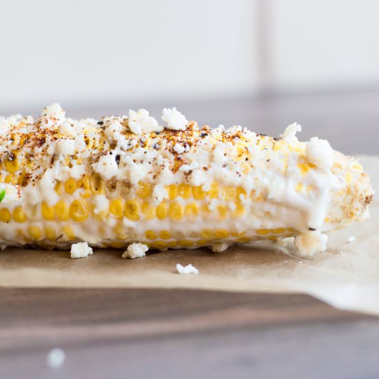 Mexican Street Corn - Recipe photo by My Three Seasons