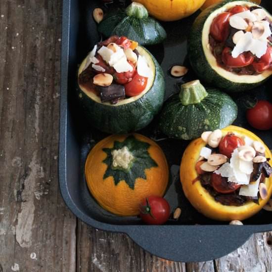 Delicious Stuffed Zucchini's (vegan) - Recipe photo by Homecooking dept