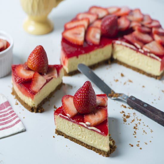 Strawberry Cheesecake - Recipe photo by Chef Sheilla