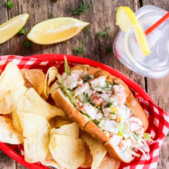 Shrimp Rolls with Lemon Herb Mayo - Recipe photo by Valeries Keepers