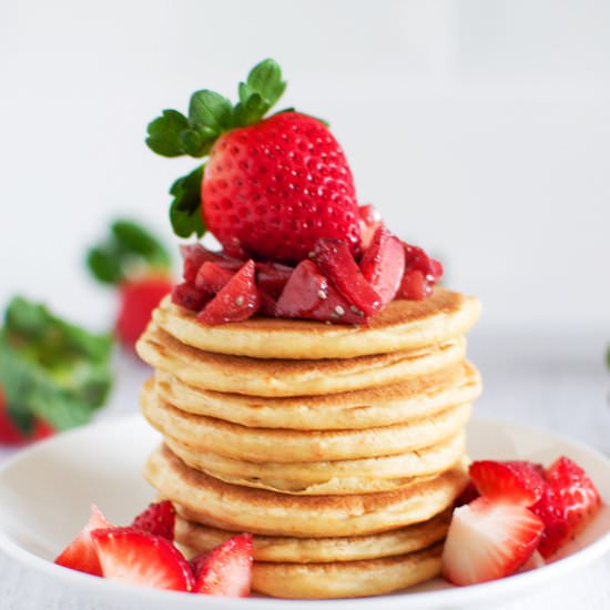 Sourdough Pancakes - Recipe photo by Claire K Creations
