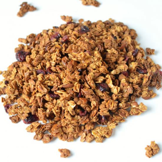 Honey Maple Almond Granola - Recipe photo by Domesticdee