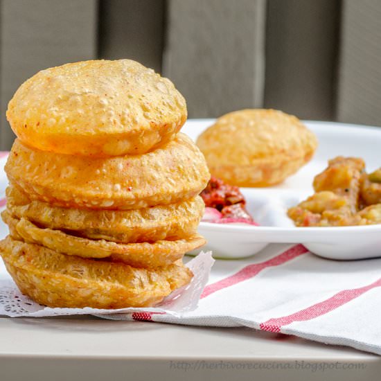 Masala Puri - Recipe photo by Herbivore Cucina