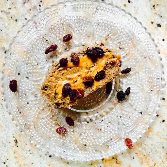 Buckwheat Banana Raisin Bread - Recipe photo by Freshplates