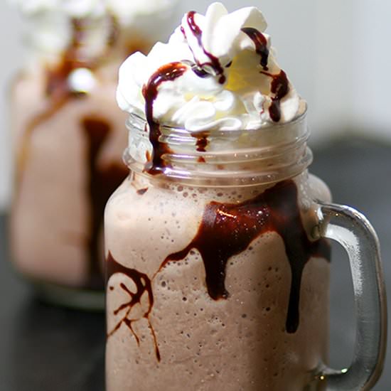 Frozen Hot Chocolate - Recipe photo by sitsgirls