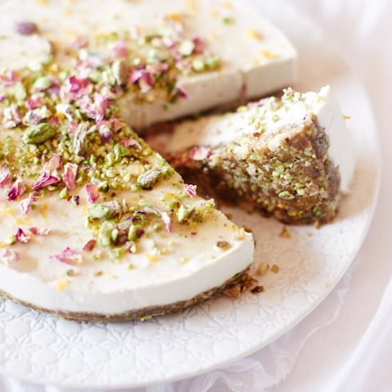Raw Baklava Cheesecake - Recipe photo by dani venn