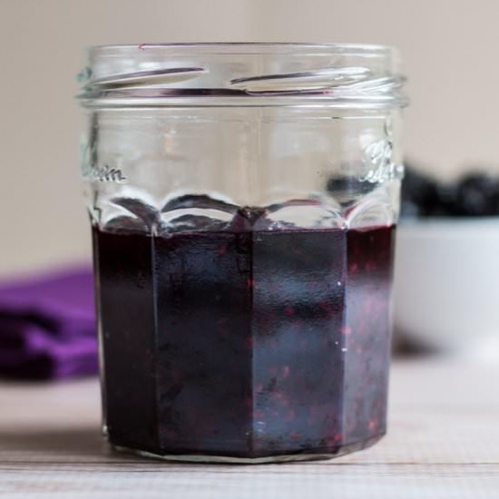 Blackberry Compote - Recipe photo by My Three Seasons