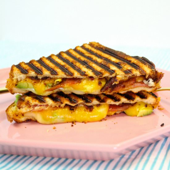 Easy Bacon, Avocado & Cheese Panini - Recipe photo by BriteandBubbly