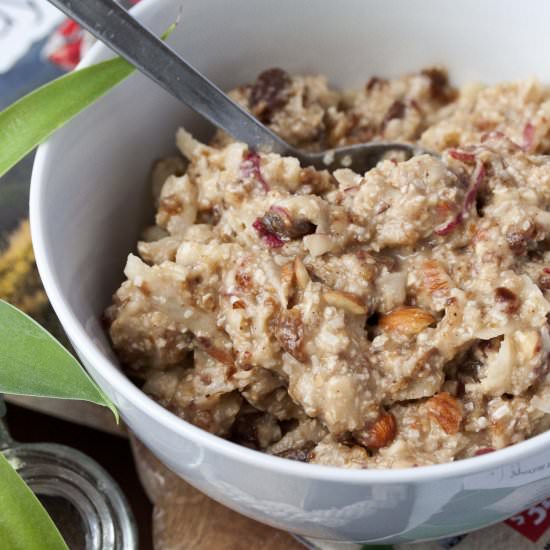 Apple and Banana Bircher Muesli - Recipe photo by karenluvslife