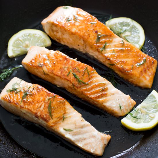 Easy Pan Fried Salmon - Recipe photo by ChefSavvy