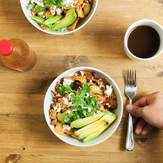 Chilaquiles - Recipe photo by eohynn