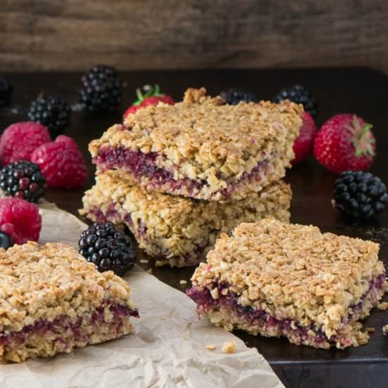 Summer Fruits Flapjacks - Recipe photo by CharlottesLivelyKitchen