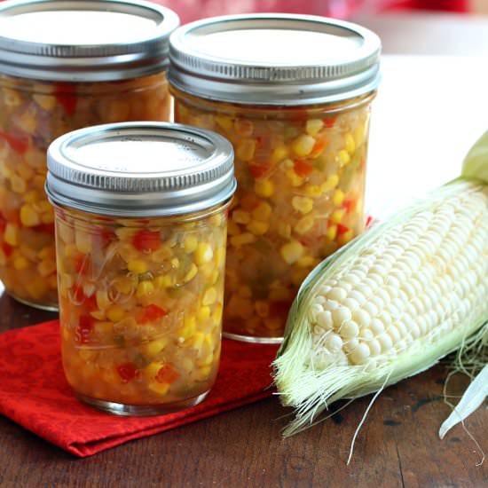 Homemade Sweet Corn Relish - Recipe photo by daringgourmet