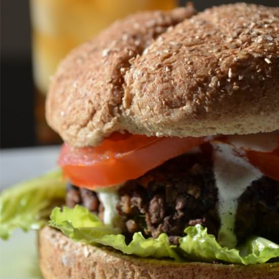 Black Bean Veggie Burger - Recipe photo by dana@todayimight