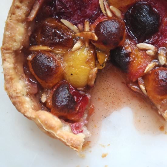 Plum + Almond Tart - Recipe photo by littlethingsbyjulia