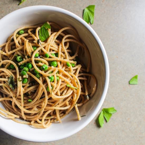 Light Summer Pasta with Fresh Herbs - Recipe photo by Lisa G Cooks
