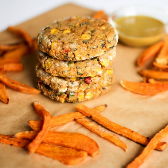 Garden Burgers - Recipe photo by RecipeRighter