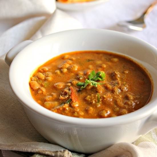 Fresh Black Eyed Beans Curry - Recipe photo by Aromatic Cooking