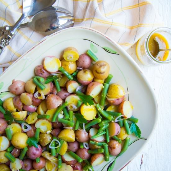 Green Bean Potato Salad - Recipe photo by Real Food Whole Life