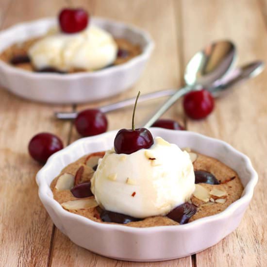 Cherry Almond Breakfast Cakes - Recipe photo by toaster oven love