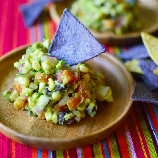 Grilled Sweet Corn Guacamole - Recipe photo by simplesweetsavory