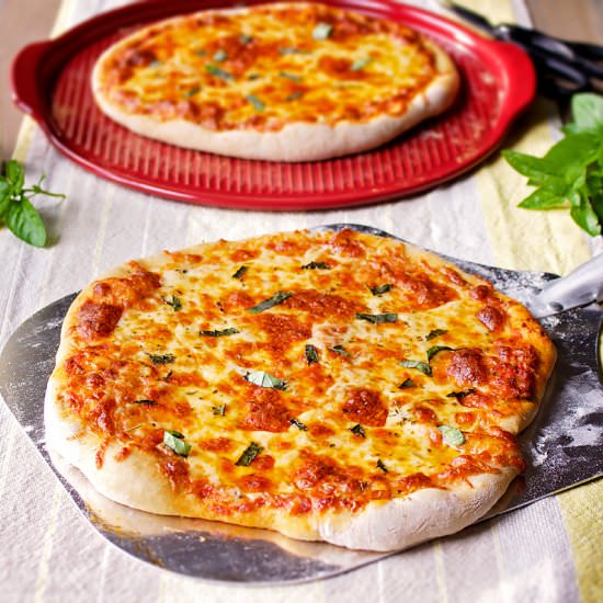 Sourdough Pizza Crust - Recipe photo by Beets and Bones blog