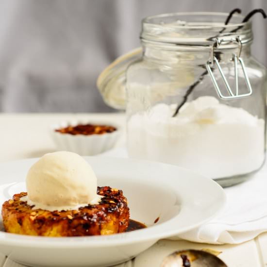 Caramelized Spiced Pineapple - Recipe photo by cocklesandmussels