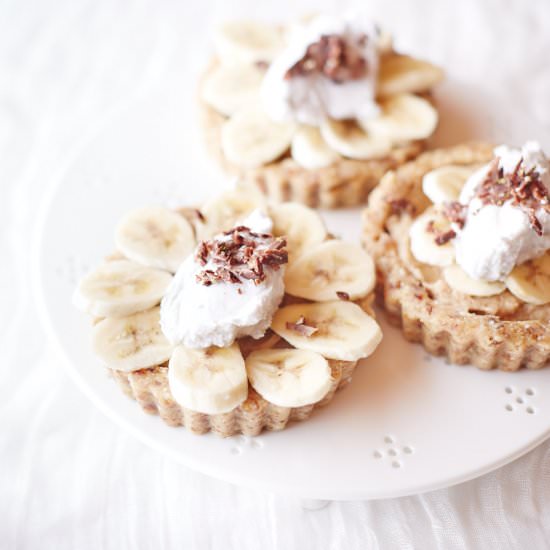 No Bake Raw Banoffee Tart - Recipe photo by dani venn