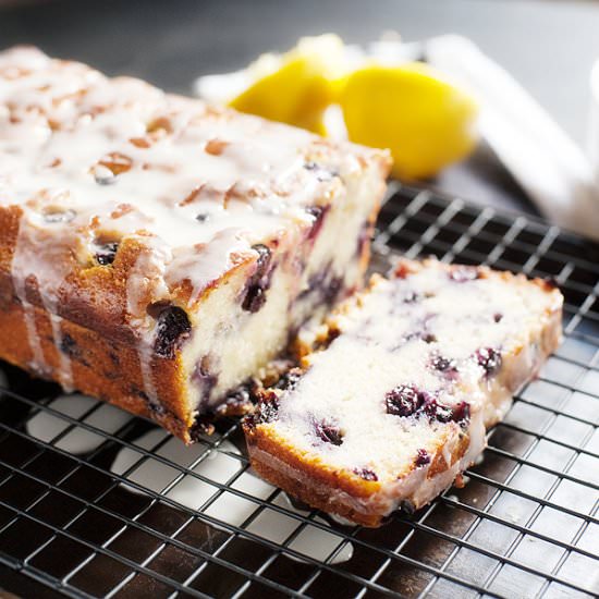 Blueberry Lemon Yogurt Bread - Recipe photo by pretty plain janes