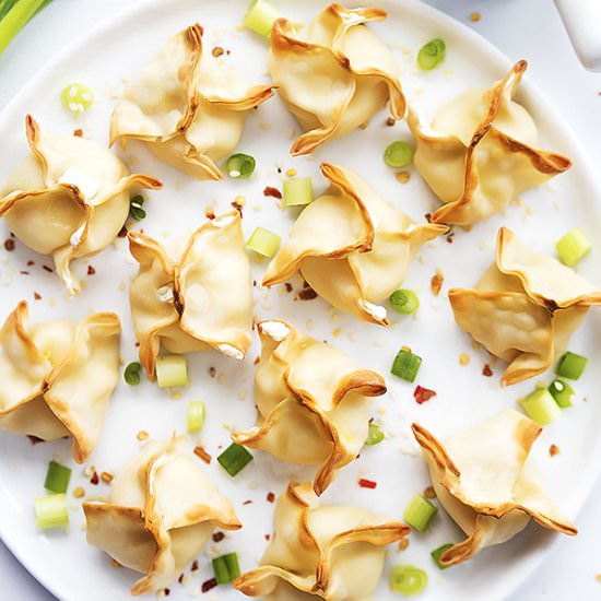Baked Cream Cheese Wontons - Recipe photo by CremedelaCrumb